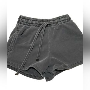 TALENTLESS Women's Athletic Shorts in Charcoal Gray